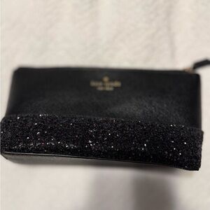 Kate Spade Black Sparkle Pouch